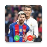 Logo of Ronaldo Messi Fake Video Call android Application 