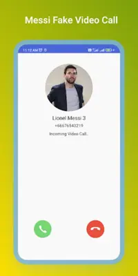 Ronaldo Messi Fake Video Call android App screenshot 4