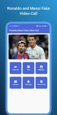 Ronaldo Messi Fake Video Call android App screenshot 6